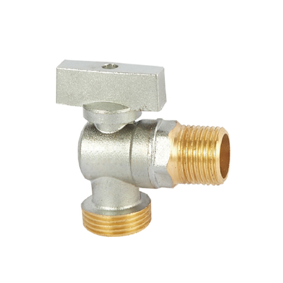 Valvola d'angolo 1/2 in ottone con maniglia in plastica ABS