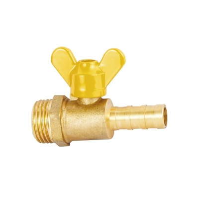1/2&quot;3/4&quot;1&quot;di buona qualità Brass Butterfly Handle valvole di gas industriali