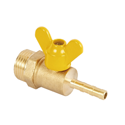 1/2&quot;3/4&quot;1&quot;di buona qualità Brass Butterfly Handle valvole di gas industriali