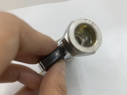 Valvola ad alta pressione NPT di ottone olio gas 1/2 pollice femminile a filo valvola a sfera di ottone di gas