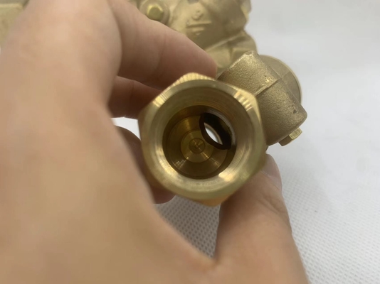 Tubo resistente ad alta pressione in ottone nichelato mexico tipo Y filtro valvola di scarico a sfera per acqua