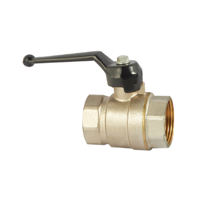 Valvola d'acqua a sfera di ottone femminile con nickel