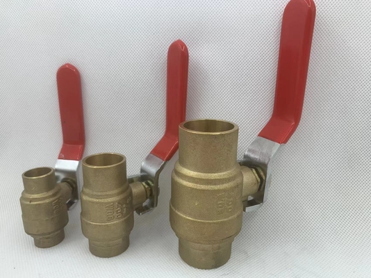 Messico vendita calda 1/2 pollice di gas femminile a filo Forgiato ottone piena valvola a sfera saldata