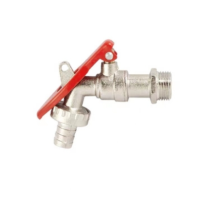Rubinetto acqua lavatrice in ottone cromato