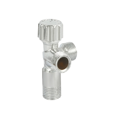 Valvola d'angolo 1/2 in ottone con maniglia in plastica ABS