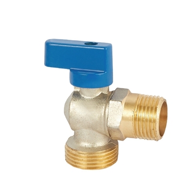Valvola angolare di acqua in ottone manuale