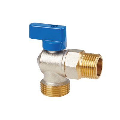 Valvola angolare di acqua in ottone manuale