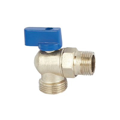 Valvola angolare di acqua in ottone manuale