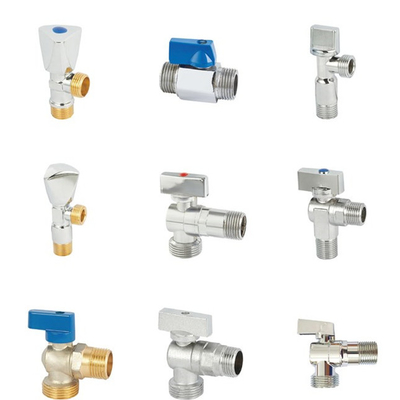 Fabbricazione di bagni a buon mercato, buona lucidatura, valvola ad angolo in ottone 1/2