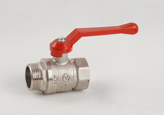 Valvola chiudibile a chiave d'ottone della maniglia del ODM dell'OEM della valvola a sfera di alluminio dell'acqua calda