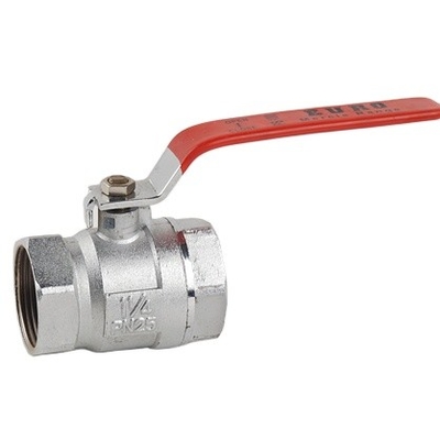 La valvola a sfera d'ottone 25mm ad alta resistenza ha infilato il porto di DN20-NPT antiusura