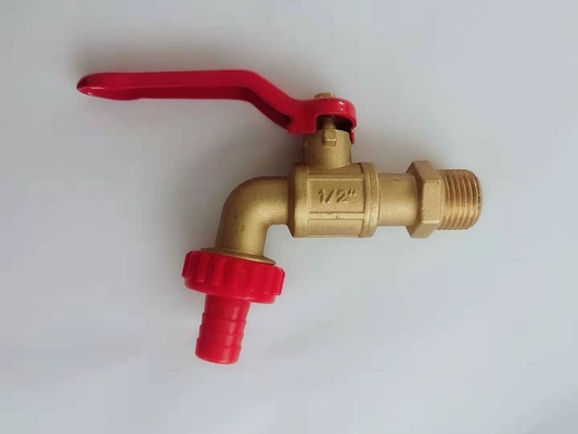 Maniglia di plastica di giardino di 1/2 del tubo flessibile della busbana francese del rubinetto d'ottone a 3/4 pollici del tubo flessibile