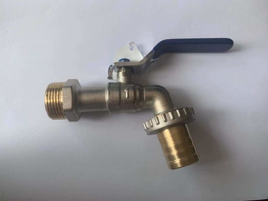 Maniglia di plastica di giardino di 1/2 del tubo flessibile della busbana francese del rubinetto d'ottone a 3/4 pollici del tubo flessibile