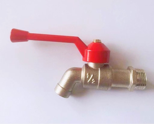 Rubinetto chiudibile a chiave cromato della busbana francese della valvola d'ottone della valvola con la maniglia dell'ABS
