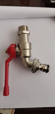 Rubinetto chiudibile a chiave cromato della busbana francese della valvola d'ottone della valvola con la maniglia dell'ABS