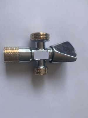 1/2Inch ha cromato la valvola di angolo del lavabo della valvola d'arresto di angolo del lavandino