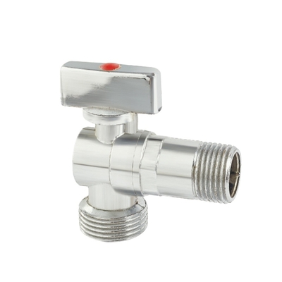 Valvola di angolo d'ottone manuale dell'OEM 1/2inch con la maniglia in lega di zinco