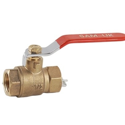 Valvola a gas d'ottone 67mm nichelata Api Threaded Installation In Family