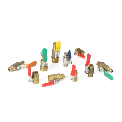 Valvola a gas d'ottone 42mm del manuale personalizzabile di dimensione con la maniglia di alluminio