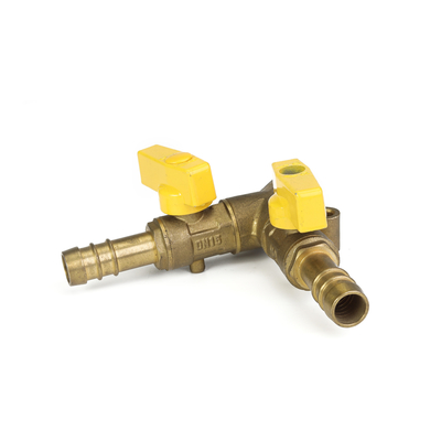 Valvola a gas d'ottone 42mm del manuale personalizzabile di dimensione con la maniglia di alluminio