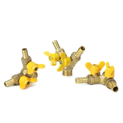 valvola a gas manuale della valvola a gas della farfalla di 12mm -108mm la doppia indossa la resistenza