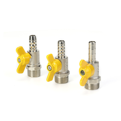 Montaggi d'ottone manuali della valvola a gas 1/2inch per la temperatura normale