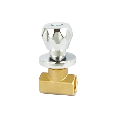 1/2» valvola d'arresto d'ottone di angolo di giro di X 3/8&quot; 1/4 DN20-NPT ha infilato
