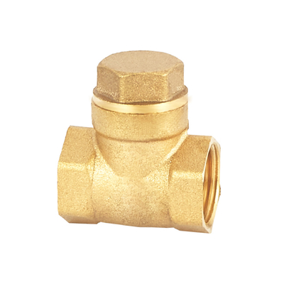 1/2 3/4 11/4 1 di valvola di ritenuta orizzontale d'ottone dell'oscillazione 1/2inch non che arrugginisce