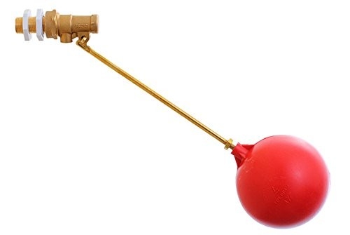MNPT valvola a sfera d'ottone del galleggiante del collegamento 1/2» con il gallo di plastica di pressione bassa