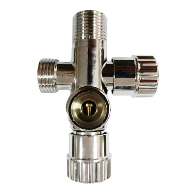 Valvola di angolo d'ottone di vendita calda dell'acqua fredda 1/2inch dei montaggi del bagno cromata
