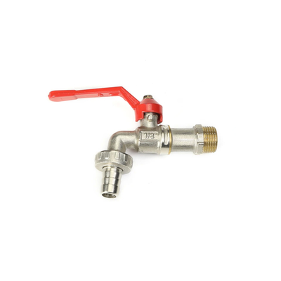 Valvola Bibcock in ottone da 1/2 pollice con connessione a filo per la distribuzione dell'acqua