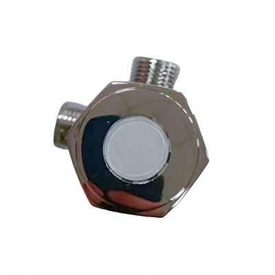 Valvola d'angolo in ottone a due vie, maniglia di plastica a nucleo veloce 1/2*3/8*3/8
