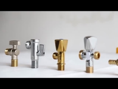 ODM OBM dell'OEM d'ottone della valvola d'arresto di angolo di rotazione manuale di 90 gradi