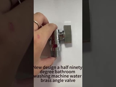 Valvole d'arresto di angolo di Chrome della valvola di angolo del rubinetto del filo del NPT 3/8inch